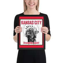  [CITYFAN] KANSAS CITY 01 (Framed Print)