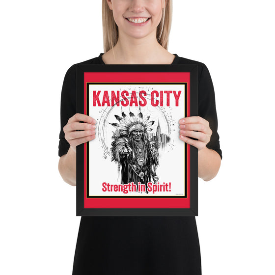 [CITYFAN] KANSAS CITY 01 (Framed Print)