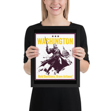  [CITYFAN] WASHINGTON 02 (Framed Print)