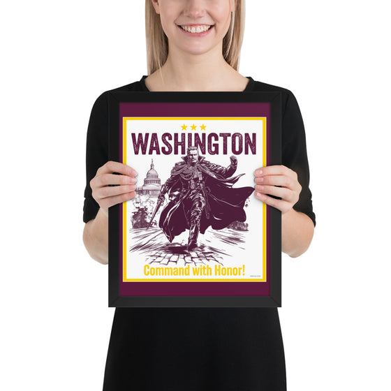 [CITYFAN] WASHINGTON 03 (Framed Print)