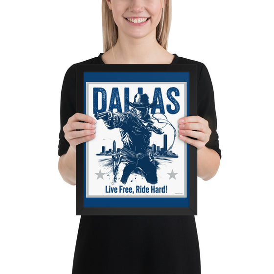 [CITYFAN] DALLAS 02 (Framed Print)