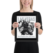  [CITYFAN] LAS VEGAS 01 (Framed Print)