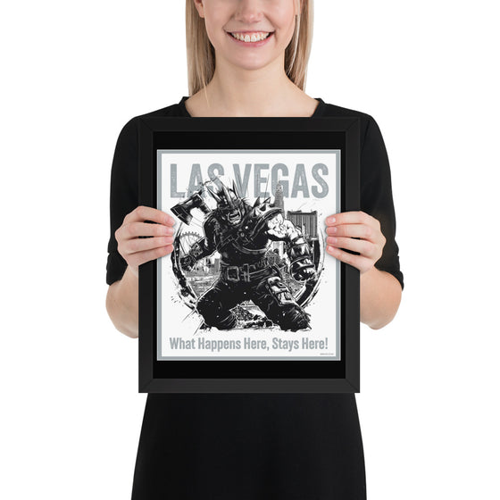 [CITYFAN] LAS VEGAS 01 (Framed Print)