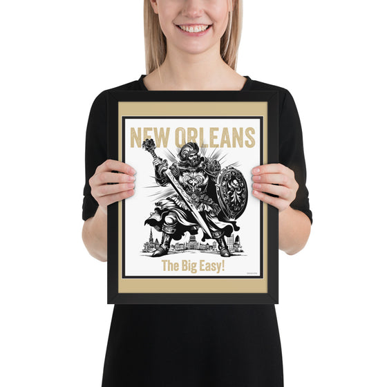 [CITYFAN] NEW ORLEANS 01 (Framed Print)