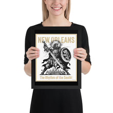  [CITYFAN] NEW ORLEANS 02 (Framed Print)