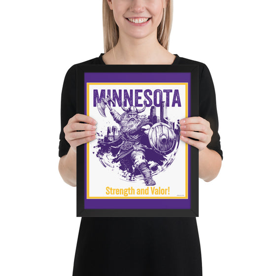 [CITYFAN] MINNESOTA 03 (Framed Print)