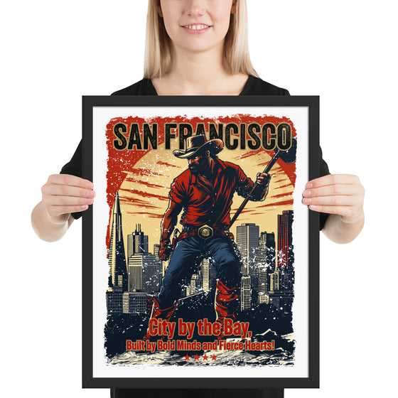 [CITYFAN] SAN FRANCISCO 3 (Framed Print)