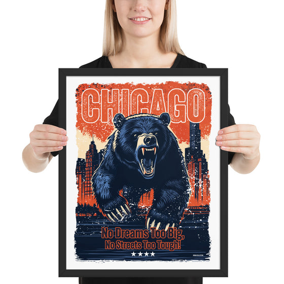 [CITYFAN] CHICAGO 3 (Framed Print)