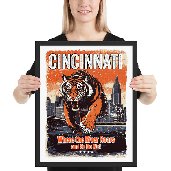 [CITYFAN] CINCINNATI 3 (Framed Print)