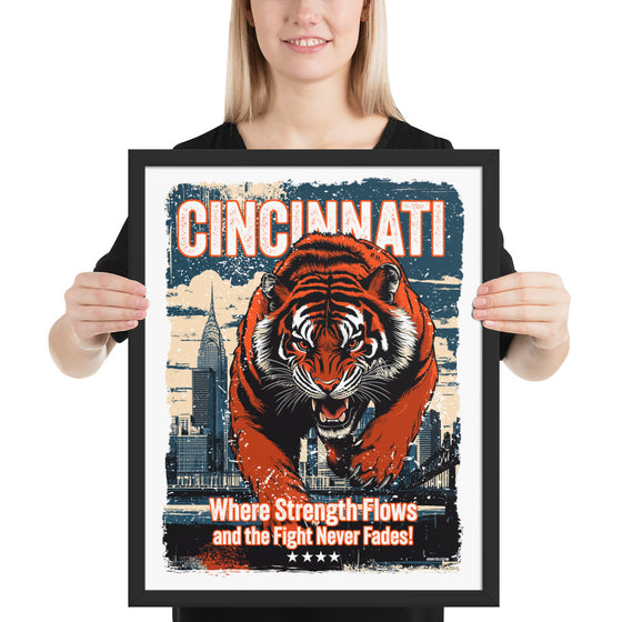 [CITYFAN] CINCINNATI 2 (Framed Print)