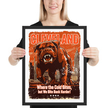  [CITYFAN] CLEVELAND 1 (Framed Print)