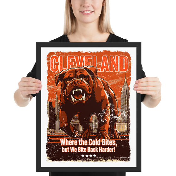 [CITYFAN] CLEVELAND 1 (Framed Print)