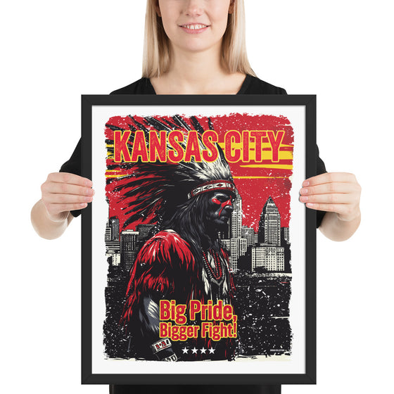 [CITYFAN] KANSAS CITY 2 (Framed Print)