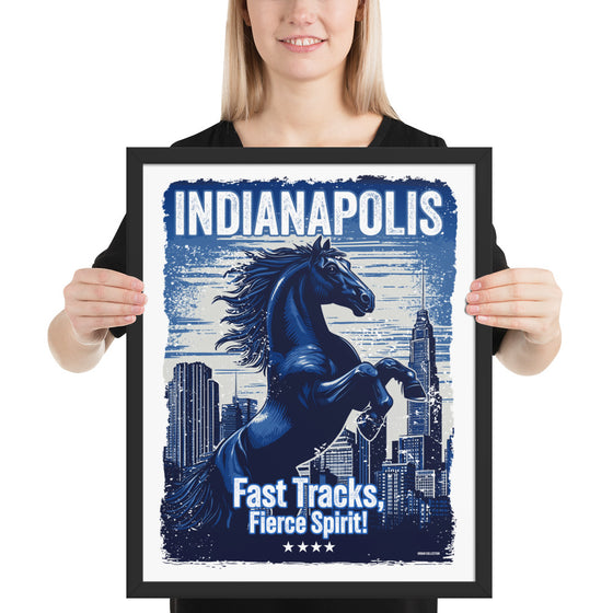 [CITYFAN] INDIANAPOLIS 3 (Framed Print)