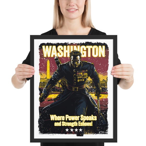 [CITYFAN] WASHINGTON 1 (Framed Print)