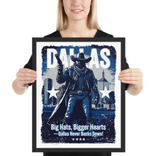  [CITYFAN] DALLAS 4 (Framed Print)