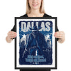 [CITYFAN] DALLAS 3 (Framed Print)