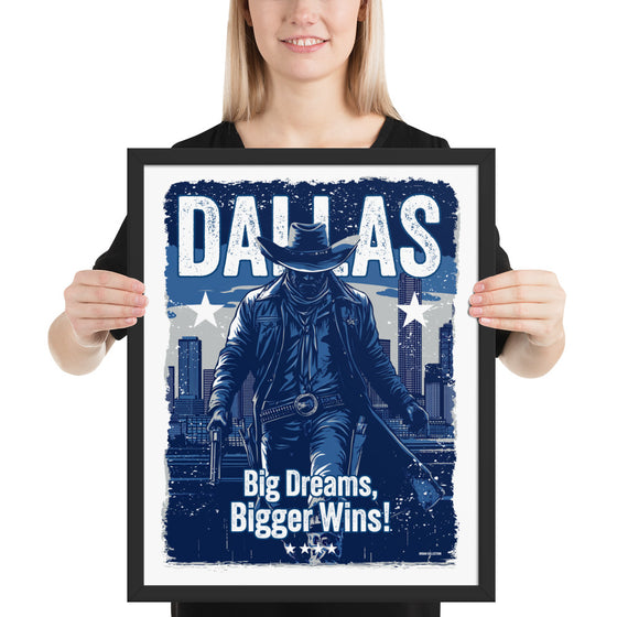 [CITYFAN] DALLAS 1 (Framed Print)