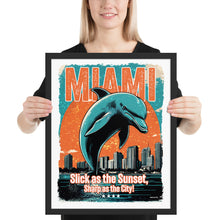  [CITYFAN] MIAMI 3 (Framed Print)