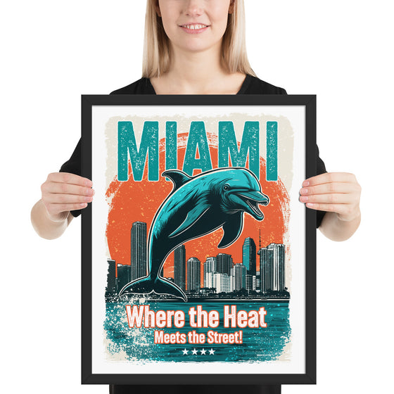 [CITYFAN] MIAMI 2 (Framed Print)