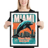 [CITYFAN] MIAMI 1 (Framed Print)