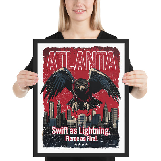 [CITYFAN] ATLANTA 3 (Framed Print)