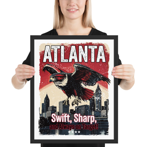 [CITYFAN] ATLANTA 1 (Framed Print)