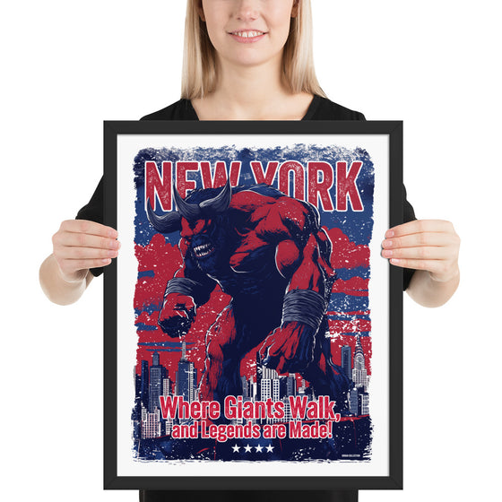 [CITYFAN] NEW YORK 2 (Framed Print)