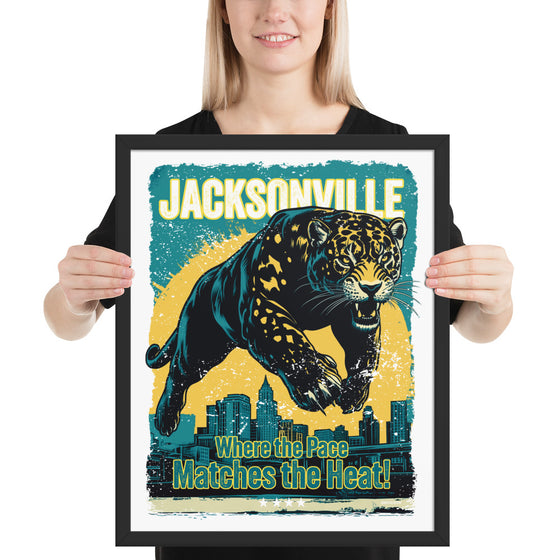 [CITYFAN] JACKSONVILLE 3 (Framed Print)