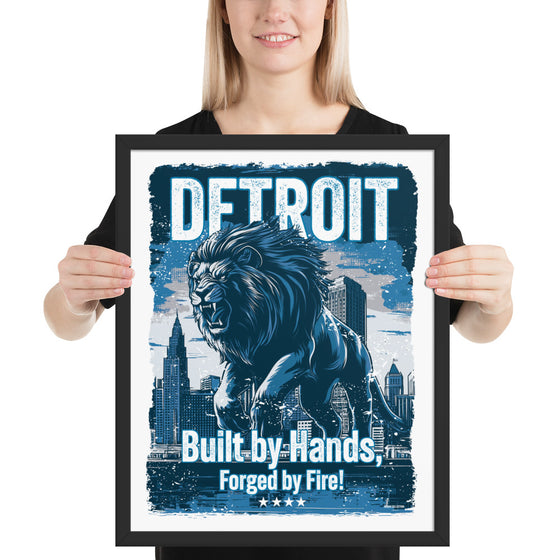 [CITYFAN] DETROIT 1 (Framed Print)