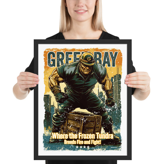 [CITYFAN] GREEN BAY 3 (Framed Print)