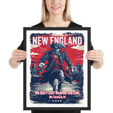  [CITYFAN] NEW ENGLAND 1 (Framed Print)