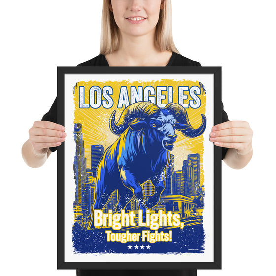 [CITYFAN] LOS ANGELES 2 (Framed Print)