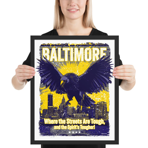 [CITYFAN] BALTIMORE 2 (Framed Print)