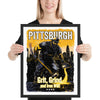 [CITYFAN] PITTSBURGH 3 (Framed Print)