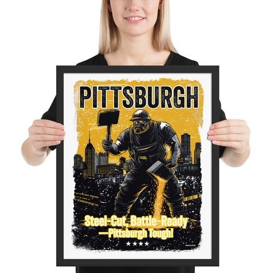 [CITYFAN] PITTSBURGH 2 (Framed Print)