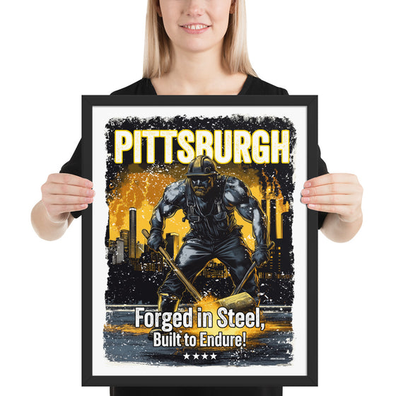 [CITYFAN] PITTSBURGH 1 (Framed Print)