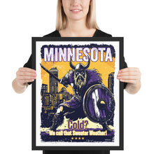  [CITYFAN] MINNESOTA 1 (Framed Print)