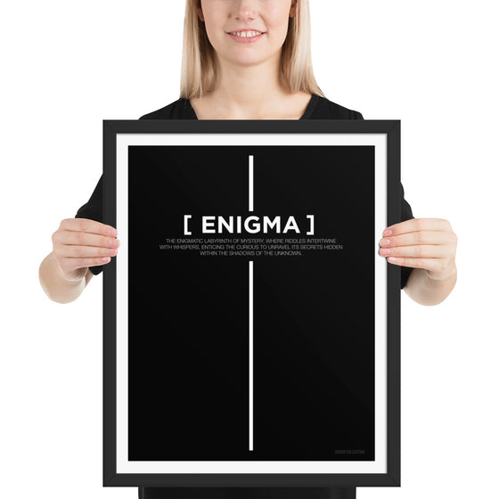 [CROSSWORDS] ENIGMA (Framed Print)