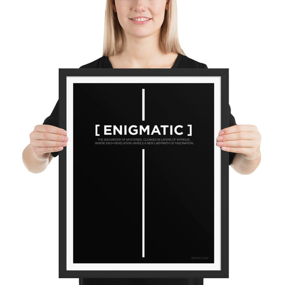 [CROSSWORDS] ENIGMATIC (Framed Print)