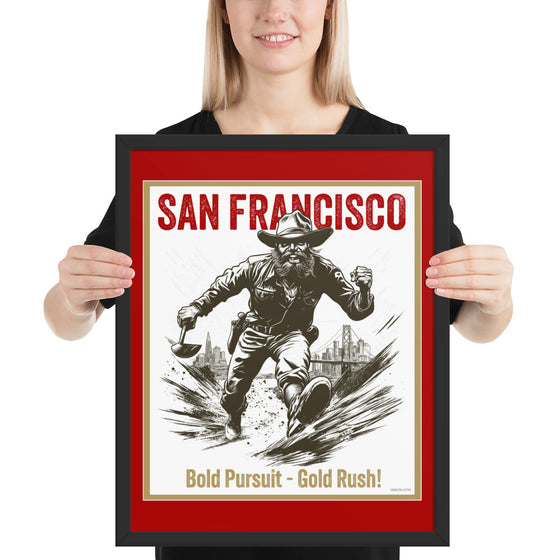 [CITYFAN] SAN FRANCISCO 01 (Framed Print)