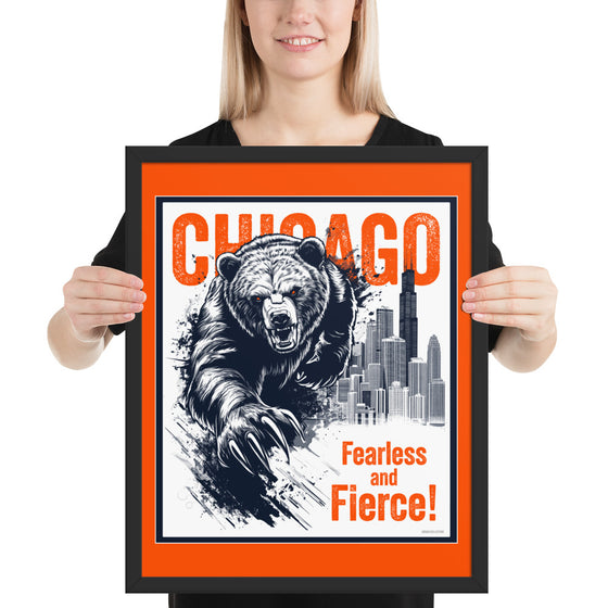 [CITYFAN] CHICAGO 01 (Framed Print)