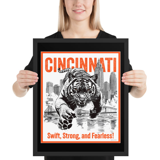 [CITYFAN] CINCINNATI 01 (Framed Print)