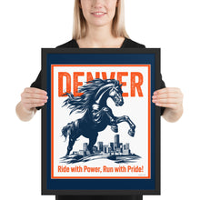  [CITYFAN] DENVER 01 (Framed Print)