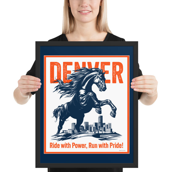 [CITYFAN] DENVER 01 (Framed Print)