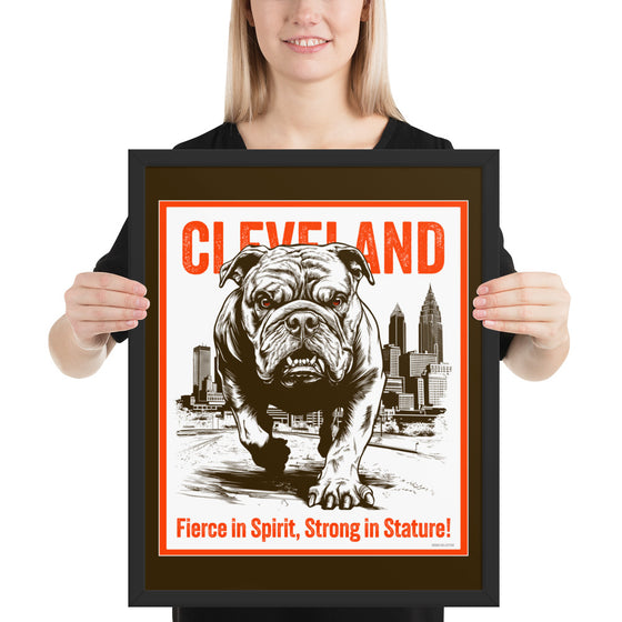 [CITYFAN] CLEVELAND 02 (Framed Print)