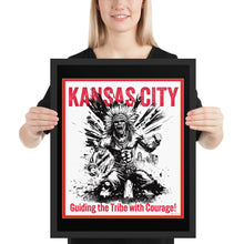  [CITYFAN] KANSAS CITY 02 (Framed Print)