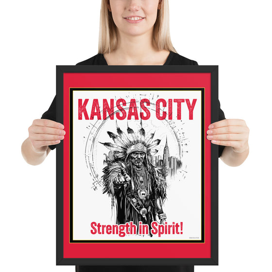 [CITYFAN] KANSAS CITY 01 (Framed Print)