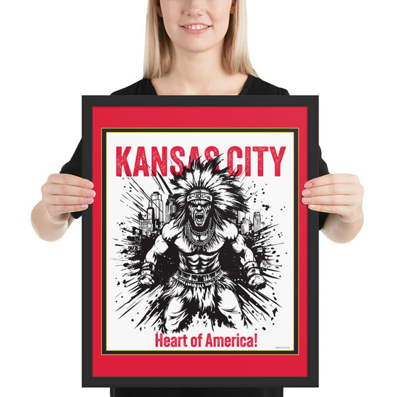 [CITYFAN] KANSAS CITY 04 (Framed Print)