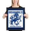 [CITYFAN] INDIANAPOLIS 01 (Framed Print)